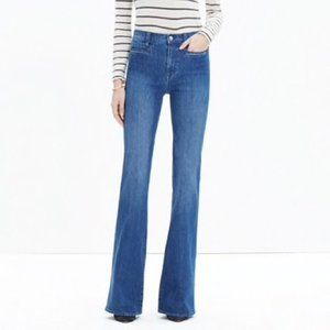 Madewell Flea Market Flares in Kara Wash